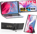Cevaton Laptop Screen Extender - 15.6" FHD 1080P Portable Monitor for Laptop, Detachable & Plug and Play Dual Monitor Extender for 13"-17.3" Laptops, Compatible with Wins/Mac/Android/Chrome