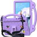 AKABEILA Compatible with Honor Pad X8 Pro 11.5(2023)/Honor Pad X9 Tablet Case, Lightweight Shockproof Protective Case with Shoulder Strap & Stand Handle for Girl Kid Gift Light Purple