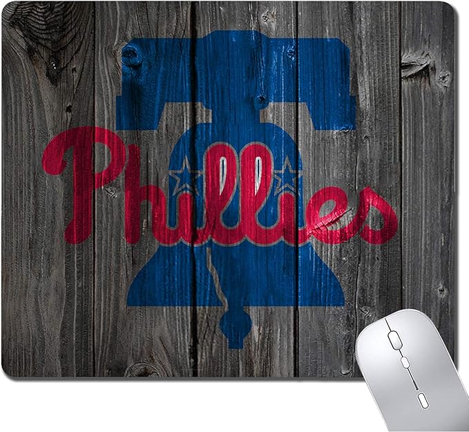 Wood Grain Design Sports Mouse Pad, Non-Slip Rubber Base Mousepad for Computers Laptop, Gaming Mouse Pads for Desk Office Supplies