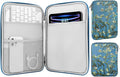 MoKo 9-11 Inch Tablet Sleeve Case, Fits New 11inch iPad Air M4/Pro M5, iPad A16 11", i-Pad 10/9/8/7th/Air 5/4th 10.9"/10.2", Tab S9/S8 11", Protective Bag Carrying Case with Pocket,Apricot Flower