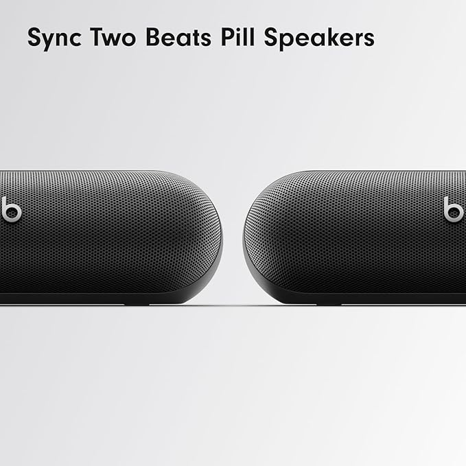 Beats Pill - Wireless Bluetooth Speaker with AppleCare+ (2 Years) - Matte Black