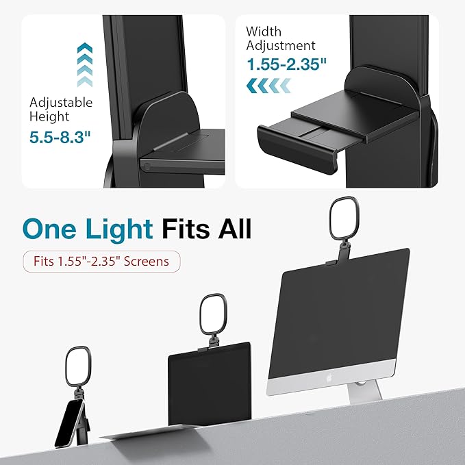 InnoGear Video Conference Light for Computer, 120 LED Streaming Light On-Camera Video Lights for Monitor Camera Lighting Selfie Zoom Lights with 5 Modes for Laptop Webcam Podcast Recording