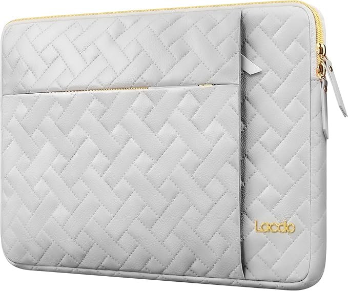 Lacdo 15-15.6 Inch Laptop Sleeve Case for Acer HP Dell ASUS Laptop, Acer Aspire 15, HP Pavilion/Envy 15, Dell Inspiron/Latitude 15, ThinkPad/IdeaPad 15, ASUS Vivobook 15 Computer Bag, Space Gray