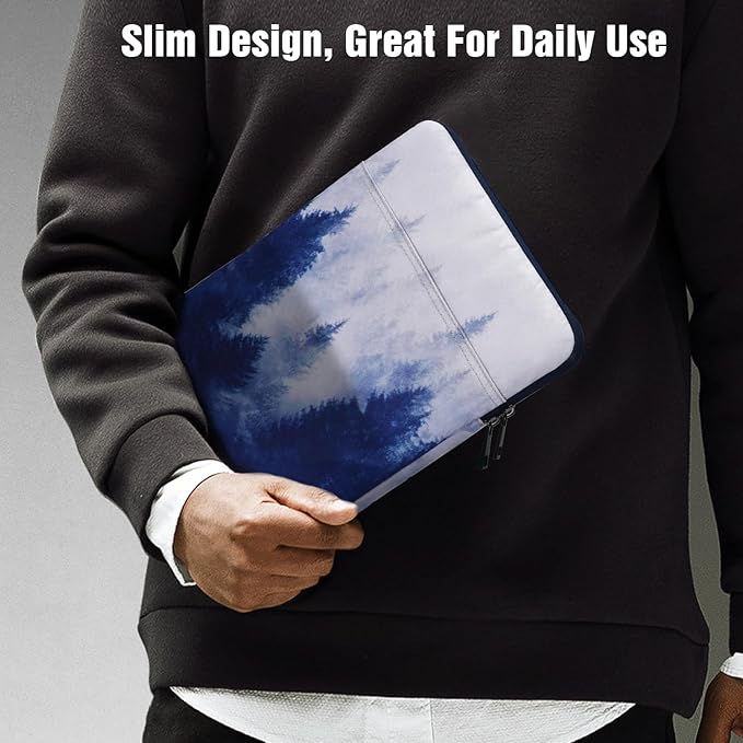 TiMOVO 9-11" Tablet Sleeve Bag for iPad 11-inch A16 2025, iPad 10.9"/10.2"| Air 11 Inch/5th/4th Gen. 10.9", Galaxy Tab A9+/A11Plus 11", Protective Bag Fit Smart Keyboard, Gray Forest