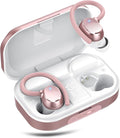 Wireless Earbuds for iOS Android, Bluetooth 5.4 Sport Headphones, 128H Playtime Over Ear Buds for Small Ear, Stereo Deep Bass, Sport Wireless Bluetooth Earphones, IPX7 Waterproof Running Headphones