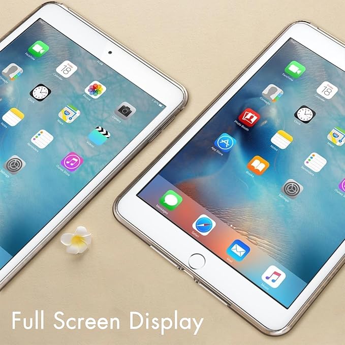 Translucent Slim Case for iPad Pro 12.9" 1st / 2nd Generation (2015/2017) - Flexible Smooth TPU + Frosted Inner Layer Anti-Scratch Matte Clear Silicone Lightweight iPad Basic Cover