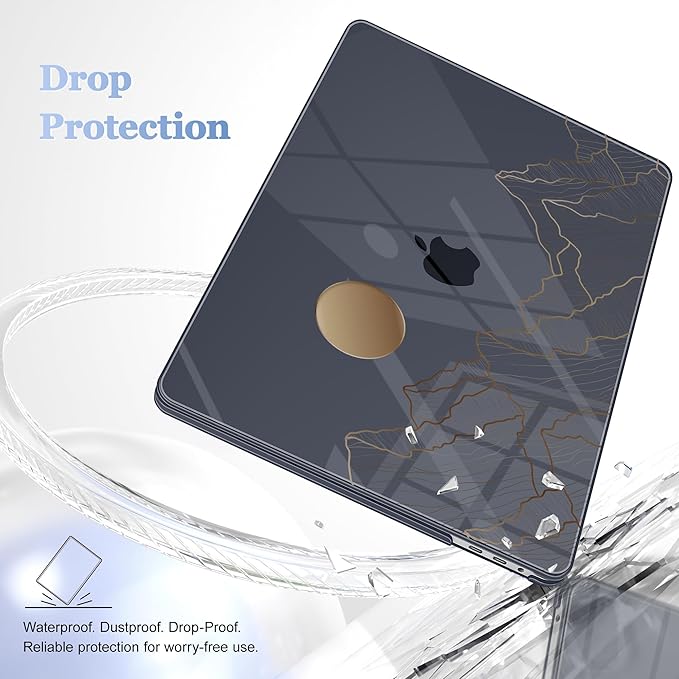 May Chen for MacBook Pro 16 inch A2141 2020 2019 Release, Screen Protector & Keyboard Cover Plastic Soft-Touch Case for MacBook Pro 16-inch with Touch Bar & Touch ID - Gradient Mountain