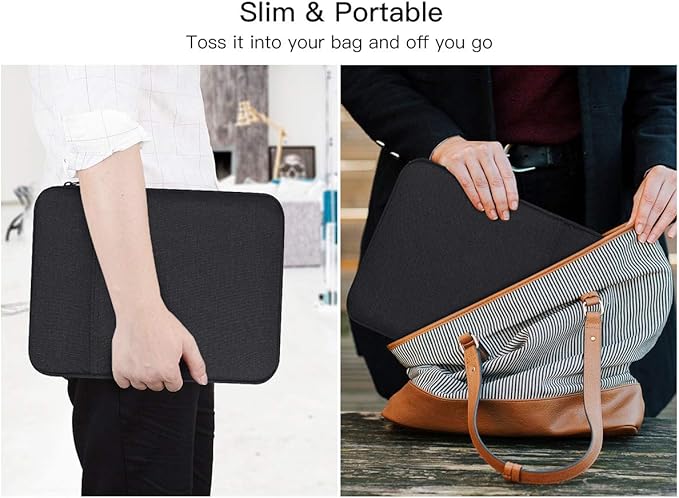 10 inch Tablet Sleeve Case for 11-in iPad Pro M4, iPad Air M2 M3(2025) M4(2026), A16,10.2" 10.9" 10.5 inch Pro/Air, Fire Max 11/Kindle Fire HD 10, Galaxy Tab A9+ Bag,Fit Magic Keyboard