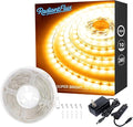 Small Led Strip Lights 10 ft Warm, Dimmable LED Lights Strip, 180 Leds, Super Bright LED Tape Rope Lights for Living Room, Bedroom, Kitchen, Vanity Mirror,Flexible Light Strips for Indoor Use