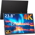 23.8" 4K Portable Monitor, UHD 3840x2160 IPS 400nits 100% sRGB Calibrated Color Gaming Monitor, USB-C HDMI Laptop Screen Extender with Speakers for Desktop, MacBook, PS5, Xbox, Switch