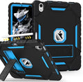 Grifobes Case for iPad Air 11-inch (M4/M3/M2) 2026/2025/2024, for iPad Air 5th/4th Generation 2022/2020 10.9", Heavy Duty Rugged Cover with Stand/Pencil Holder for i Pad Air 5 4 Gen(Black+Blue)