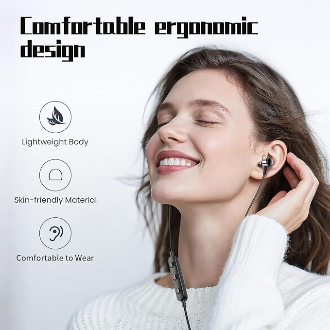 USB C Headphones for Samsung S26 S25 S24 S23 S22 A16 A56 Wired Earbuds USB C Magnetic in-Ear Type C Earphone with Mic Volume Control Stereo Noise Canceling Headphones for iPhone 17 16 15 Pro Max Pixel