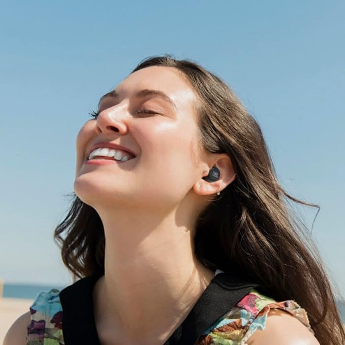 JBL Live Free NC+ - True Wireless in-Ear Noise Cancelling Bluetooth Headphones with Active Noise Cancelling, Microphone, Up to 21H Battery, Wireless Charging (Black)