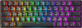 GK61 Mechanical Gaming Keyboard - 61 Keys Multi Color RGB Illuminated LED Backlit Wired Programmable for PC/Mac Gamer Clicky Switch (Gateron Optical Blue)