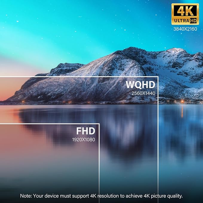 InnoView Dual Portable Monitor 23.8" 3840x2160P 4K 100% sRGB 315°Adjustable Dual Stacked Foldable Monitor Built-in Speakers Screen Extender with HDMI/USB-C/DP for Laptop Windows Mac
