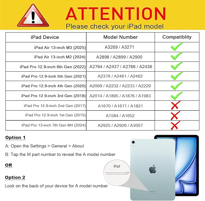 SCSVPN Case for iPad Air 13 inch M4/ M3/ M2 (2026/2025/2024) & iPad Pro 12.9 Case 6th/5th/4th/3rd Gen 2022 2021 2020 2018, Protective Cover w/Pencil Holder, Rotate Stand/Handle, Shoulder Strap, Pink