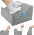 Under Desk Foot Rest, Non-Slip Office Foot Stool for Office & Gaming Chair, Leg Support for All-Day Comfort (Light Gray)