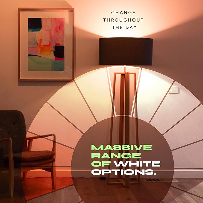 LIFX Color Smart Light Bulbs E26 (2-Pack), Matter Compatible RGB + Tunable White (800 Lumens), WiFi Dimmable Color Changing (2.4GHz), Compatible with Apple HomeKit, Alexa & Google