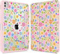 May Chen Case for iPad Pro 11-Inch M5/M4 2025/2024 (6th/5th Generation), Clear Transparent Print Back Shell Slim Stand Shockproof Tablet Cover, Auto Wake/Sleep, Small Flowers