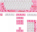 GTSP 104 Pink Keycaps Cute Japanese Custom Gaming keycap Set of Dye-Sub OEM Profile for Cherry Mx Gateron Kailh Switch 87/104 60% Mechanical Keyboard (Pink)