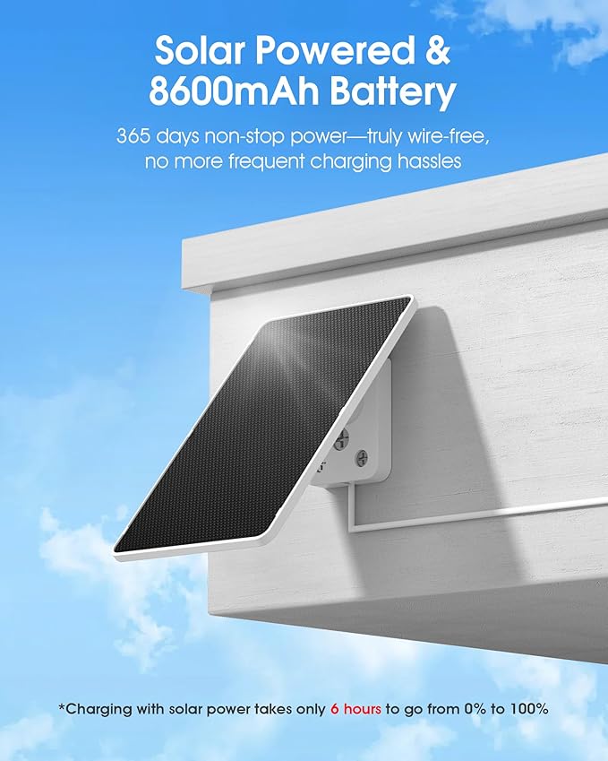 ARCCTV 4G LTE Cellular Security Camera Outdoor, Wireless Solar Powered, no WiFi, SIM Card Included, 4MP Color Night Vision, 360° Pan-Tilt, Local/Cloud Storage