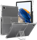 Clear Case for iPad mini 5 (2019) & iPad mini 4 (2015) with Pencil Holder & Kickstand Soft TPU Back Shockproof Transparent Cover [Corner Protection] for iPad mini 5th/4th Gen 7.9 inch,Clear
