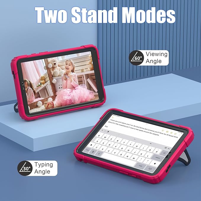 AKABEILA Compatible with Samsung Galaxy Tab A11+ 2025 11 inch Tablet Case，Lightweight Shockproof Rugged Protective Cover with Kickstand for Kids Children Boys Babies Strawberry Black