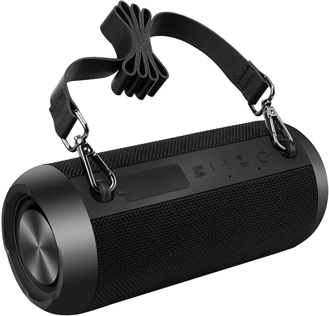 Bluetooth Speakers, 30W Portable Speaker Loud Stereo Sound, Rich Bass IP67 Waterproof, 30+ Hour Playtime, Built-in Mic, Wireless Speaker with TF, AUX, FM for Shower, Pool, Party, Travel, Outdoors