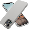 OTOFLY Designed for iPhone 13 Pro Max Case, Silicone Shockproof Slim Thin Phone Case for iPhone 13 Pro Max 6.7 inch (Natural Titanium)