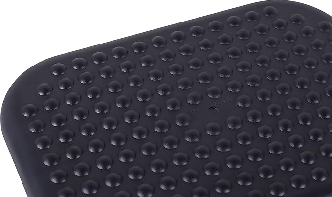 Mount-It! Under Desk Footrest Adjustable Foot Rest Under Desk with 3 Tilt Settings Up to 30°, Large Non Slip Ergonomic Office Foot Rest with Textured Massage Surface, Foot Stool for Home or Office