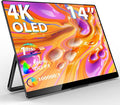 InnoView 14 Inch OLED Portable Monitor 4k UHD 3840x2400 Portable Monitor 100% DCI-P3 | 100000:1Contrast | Built-in Speakers, Travel Monitors for Laptop PC MAC Phone PS4 Xbox Switch