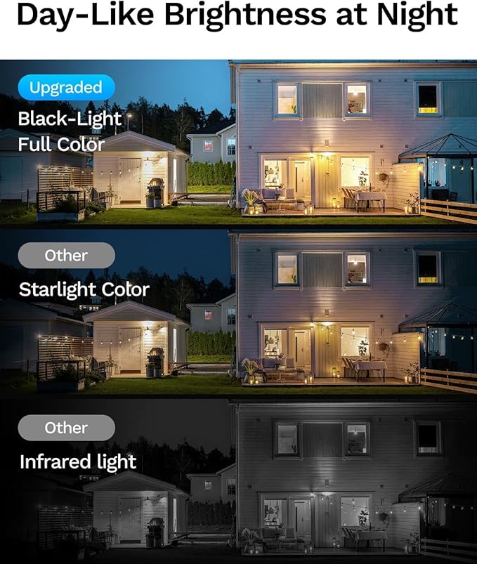 5MP 3K Magnetic Window Camera, Indoor Safeview Camera with Night Vision Full Color, WiFi6 Window Camera for Home Security, AI Human Vehicle Detection, 2.4/5GHz WiFi, 24/7 Recording, 2 Way Talk