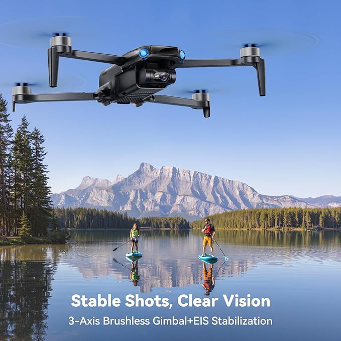 Ruko U11MINI 4K (RC3), Beginner Drone with Touchcreen Controller and U11MINI 4K Drone Propellers