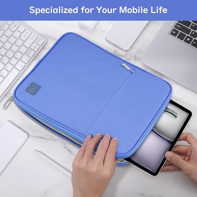 Dadanism 13 Inch Tablet Sleeve Padded Carrying Case for New iPad Air 13" M4/M3 2026/2025, iPad Pro 13" M5/M4 2025/2024, Galaxy Tab S10+/S9 FE+/S9+ 12.4", Remarkable Paper Pro 11.8", Periwinkle