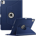 Fintie Rotating Case for iPad Pro 13-inch (M5) 2025 / (M4) 2024 with Pencil Holder - 360 Degree Swiveling Protective Stand Cover with Auto Wake/Sleep, Navy