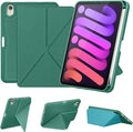 DTTO Case for iPad mini 7 (A17 Pro) 2024 / iPad mini 6 2021 8.3 inch with Pencil Holder, Multi-Angle Magnetic Standing Cover for iPad mini 7th/6th Generation [Auto Wake/Sleep], Green