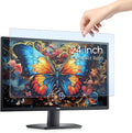 KEANBOLL Anti Blue Light Screen Protector Panel for 24 Inches Computer Monitor Blue Light Blocking Filter Anti Glare Shield for Desktop Computer - (Removable,No Need to Stick)
