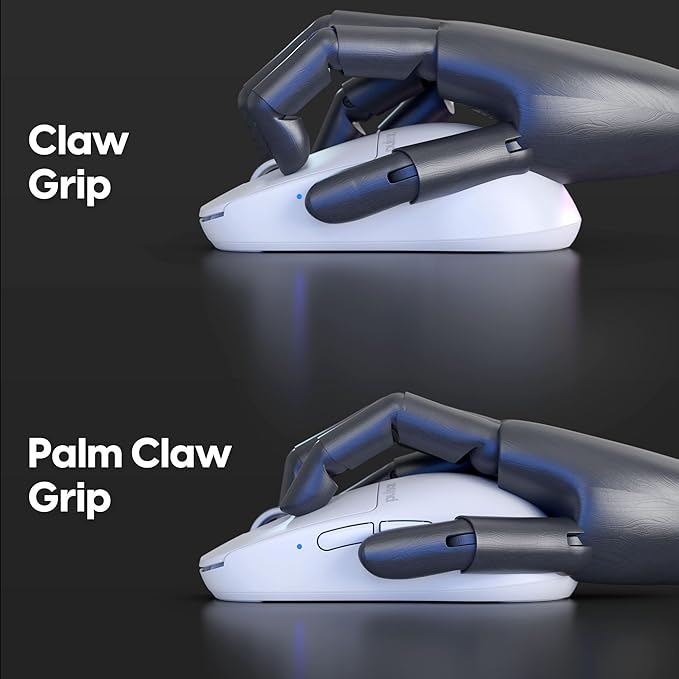 Pulsar Gaming Gears X2H mini Wireless Gaming Mouse, Ultra Lightweight 1.83 oz (52 g), Symmetrical, Optical Switch, 2.4 Ghz 1 ms, 26000 DPI, PAW3395 Sensor (Mini, Wireless, White)