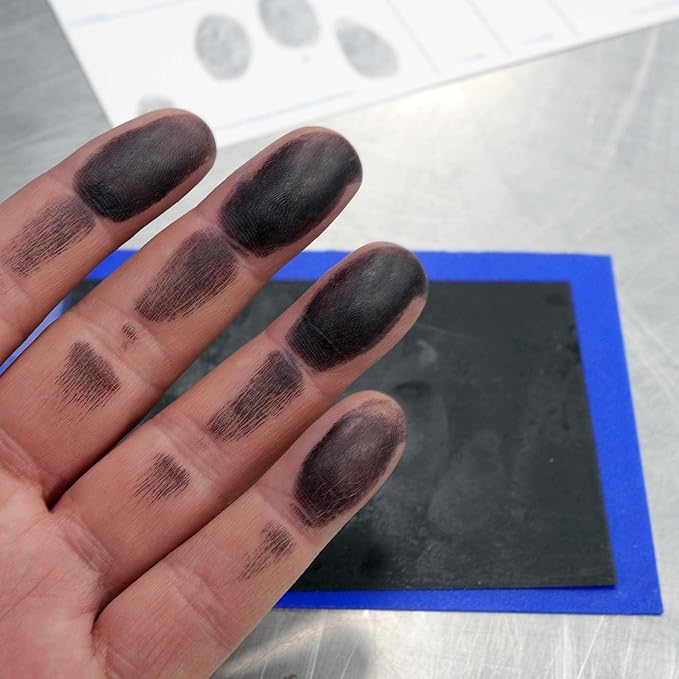 Crime Scene FD-258 Fingerprint Kit: Five Cards, Ink and Directions for use