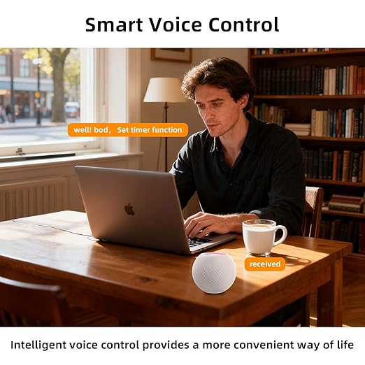 Matter Over Thread Smart Plug, App and Voice Control Smart Mini Outlet 15A/1800W