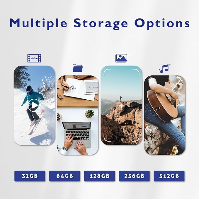 LinkMore 64GB (10 Pack) EJECT32 USB Flash Drive – USB 3.2 Retractable Memory Stick, Slide-Out Design, High-Speed Thumb Drive for PC, Mac, Laptop, Car Audio, Smart TV – Plug & Play, No Cap