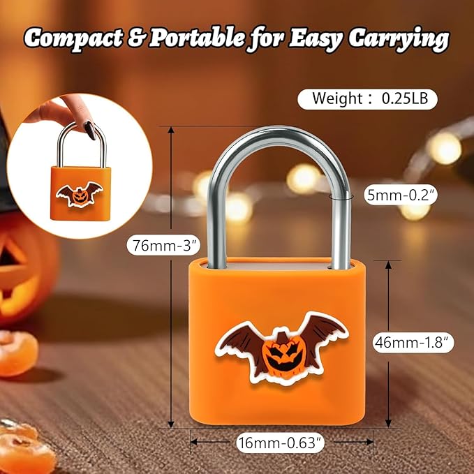 UMIKSMART Fingerprint Padlock, Keyless Fingerprint Padlock with USB Charging, Smart Keyless Padlock for School Locker, Gym Locker, Backpack and Travel Bag, Gift for Kids, Teens and Friends