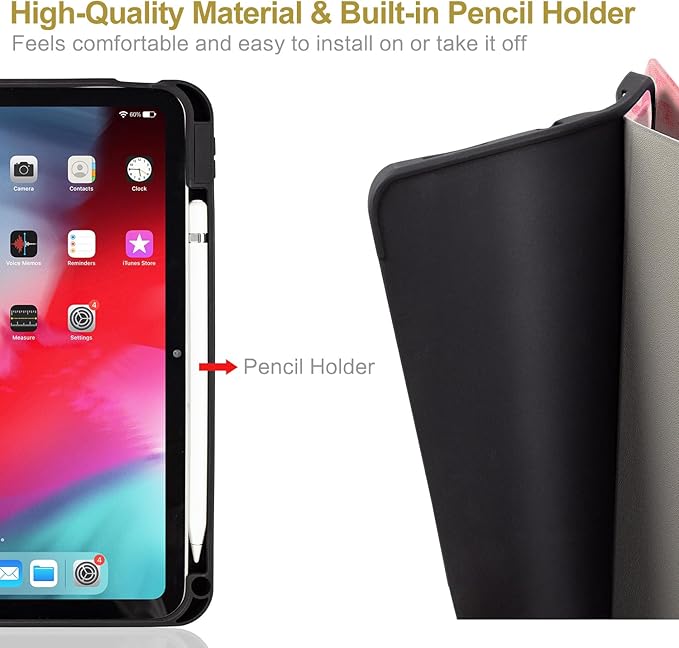 Lokigo for iPad 10th Generation Case 10.9 inch 2022, Cute Pink iPad (A16) 11th Generation Case 11 inch 2025, Multi-Angle Viewing Protective Stand 10th Gen iPadCase, Cat