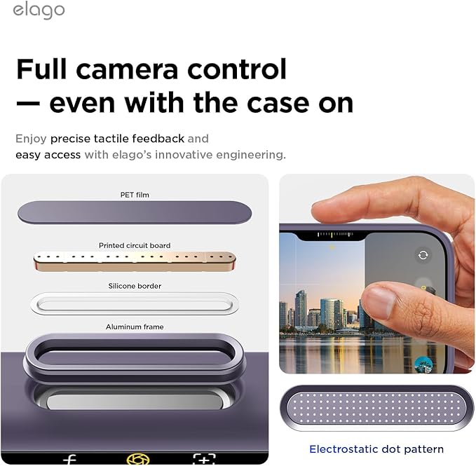 elago for iPhone 17 Case, Premium Magnetic Silicone Case, Compatible with MagSafe, Liquid Silicone Material, Protective Cover, Shockproof, Slim Phone, 6.3 inch (Deep Lavender)