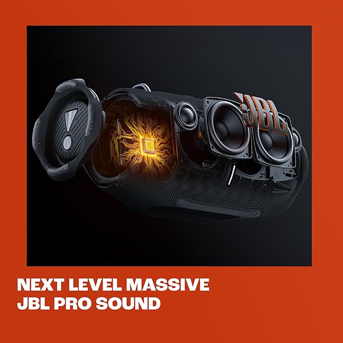 JBL Xtreme 4 - Portable Bluetooth Speaker, Powerful Sound and Deep Bass, IP67 Waterproof, 24 Hours of Playtime, Powerbank, Auracast for Multi-Speaker Pairing (Blue)