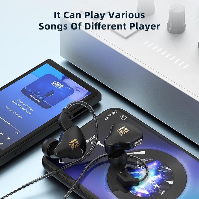 KBEAR KS1 USB C Headphones Wired Earbuds, Crystal Clear Sound Earphones for iPhone 15 Pro Max Plus Samsung Galaxy s23 s22 s21 s20 Ultra, High Resolution Headphone for Singers Musician