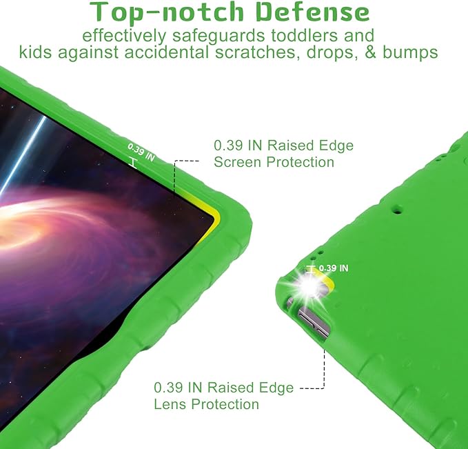for Kids iPad Pro 12.9 Case 2nd 1st Generation Super Protection 2015 2017 12.9 inch iPad Pro Case with Pencil Holder iPad Pro Covers 12.9 inch for iPad Pro 12.9" 1st 2nd Gen Green