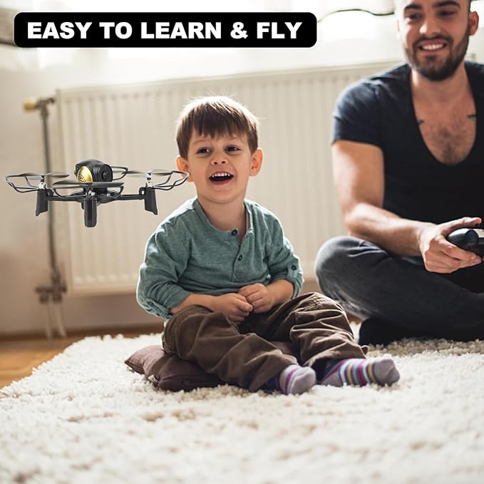 GILOBABY DIY Mini Drone Kit for Kids & Beginners — Build Your Own RC Quadcopter with Altitude Hold, Headless Mode, Indoor/Outdoor STEM Learning & Early Flight Courses, Bulk Educational Orders