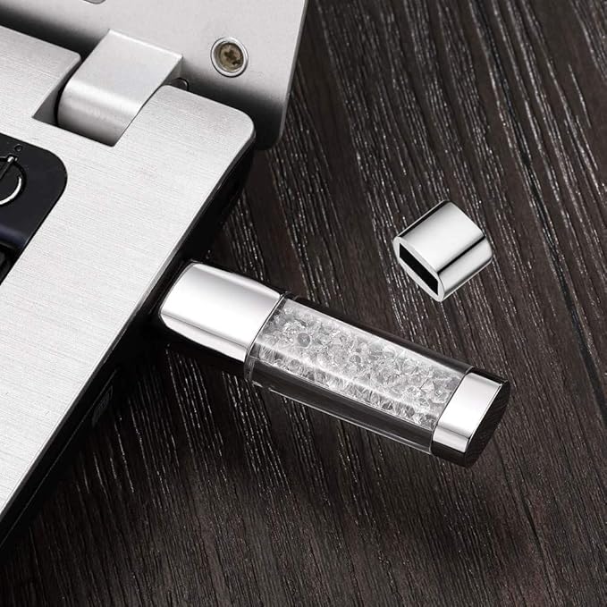 USB Flash Drive, 8GB / 16GB / 32GB USB2.0 USB Memory Stick Date Storage Pendrive Thumb Drives (16GB, Clear)