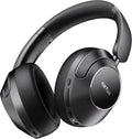 EarFun Wave Pro Active Noise Canceling Headphones, Wireless Over Ear Bluetooth Headphones, LDAC Hi-Res Sound, 5 Mics AI Clear Call, 80H Playtime, Multipoint Connection, Comfort Fit, Custom EQ via App